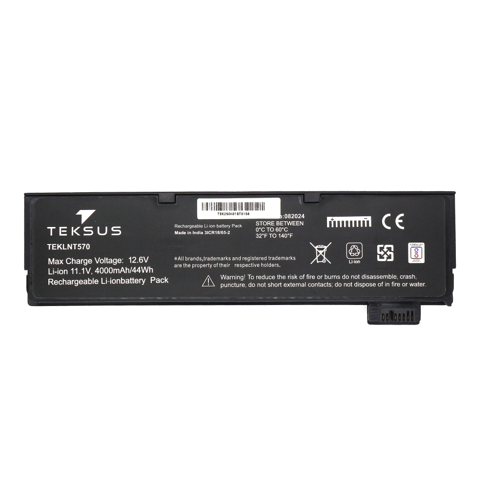 Teksus Laptop Battery Compatible For Lenovo Thinkpad T570 6C view 2